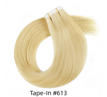 #613 Light Blond Remy Human Hair Extensions