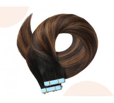 T#1b-P#2/6 Remy Human Hair Extensions