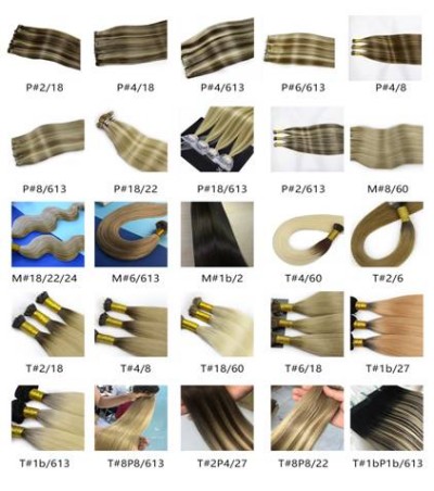 human hair extensions color chart